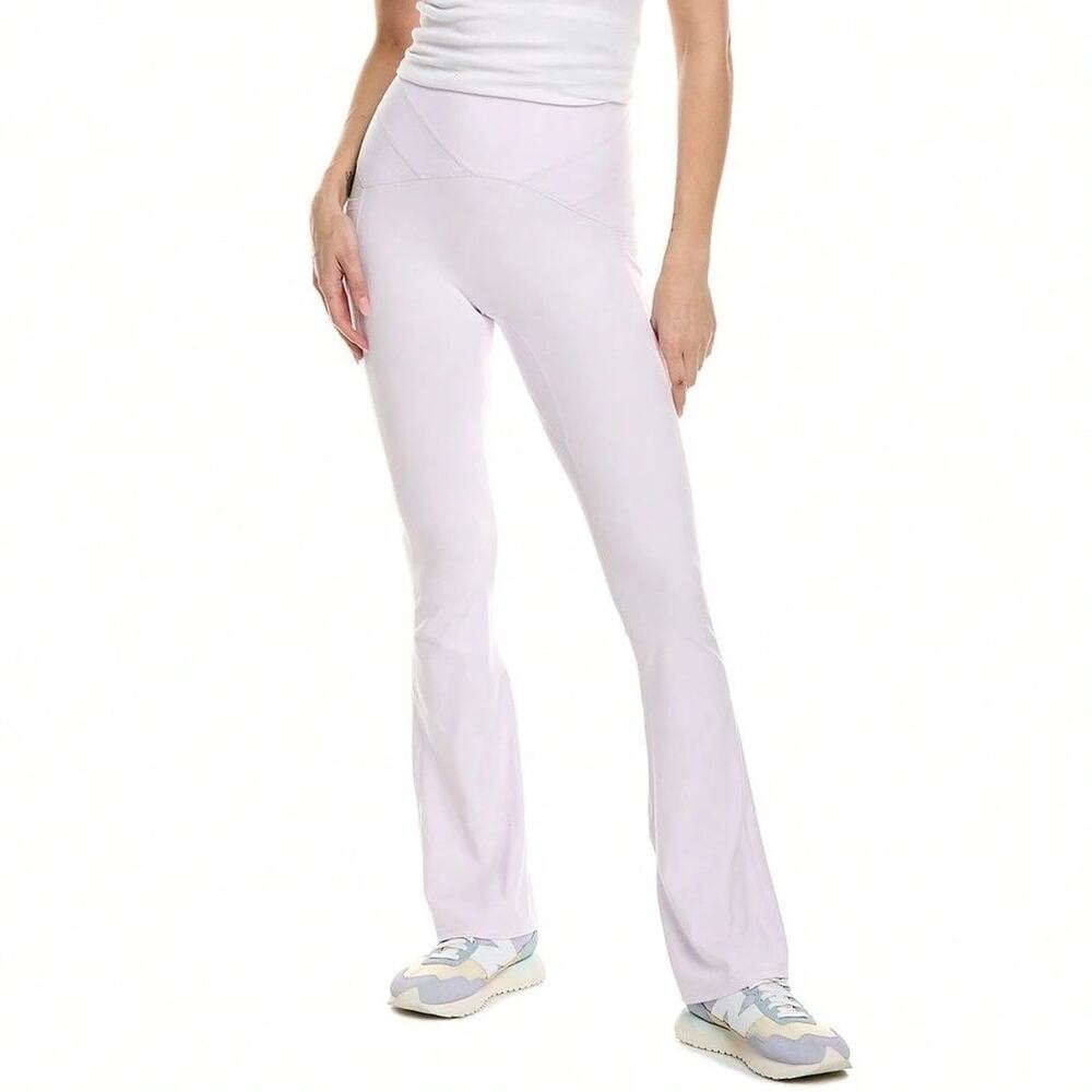 NWT Free People Never Better Heather Straight Pant Rose Pink Quartz Size XL